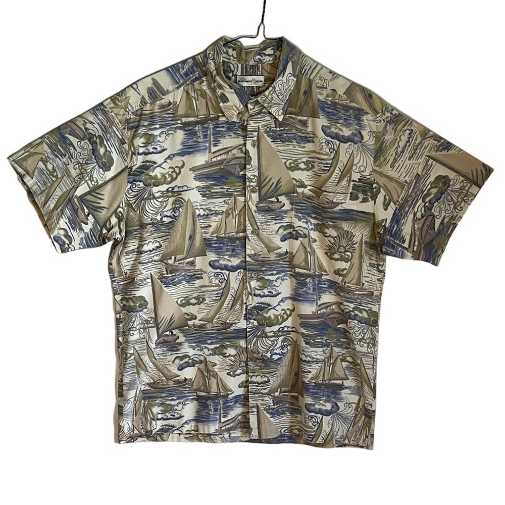 Nautical Print Men's Shirt